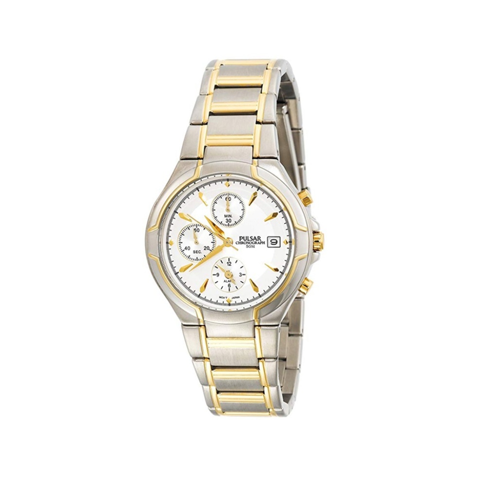 Pulsar Chronograph Two-Tone Men's Watch